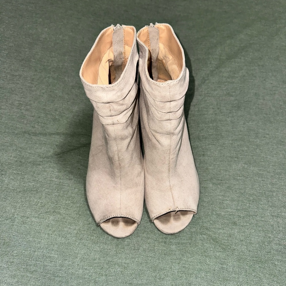 Open toe ankle booties - Picture 3 of 4